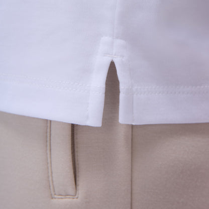 Bugatchi Hank Crew Neck T-Shirt White