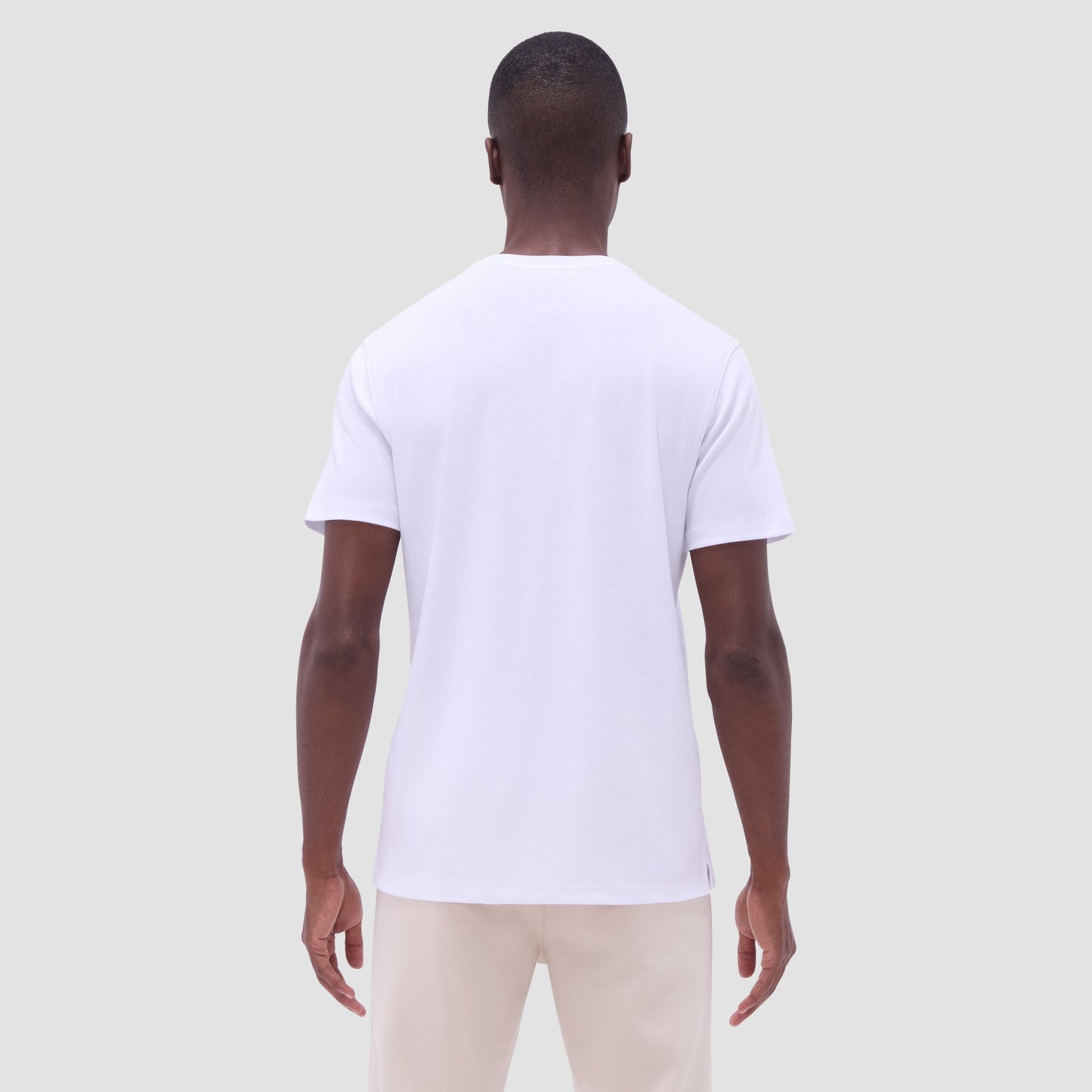 Bugatchi Hank Crew Neck T-Shirt White