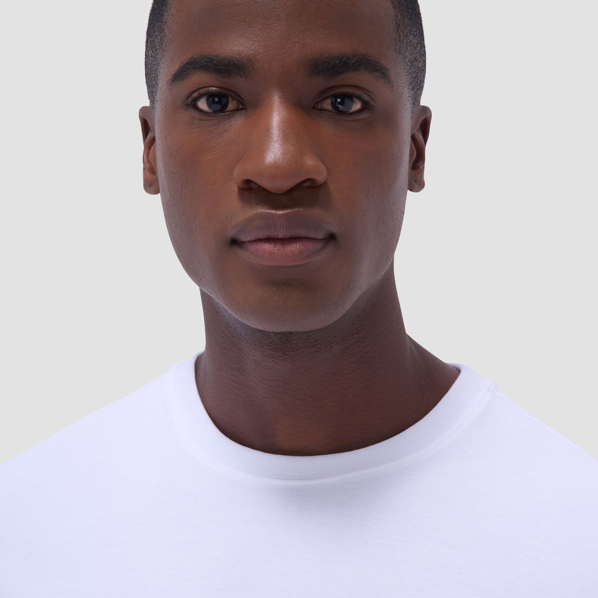 Bugatchi Hank Crew Neck T-Shirt White
