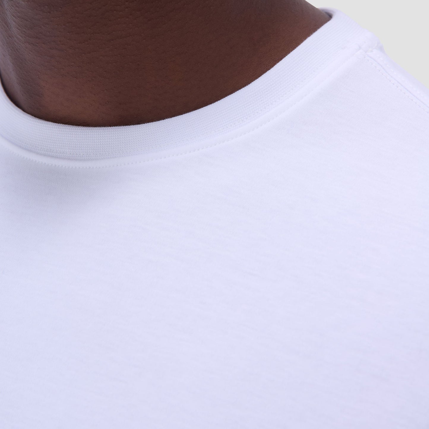 Bugatchi Hank Crew Neck T-Shirt White