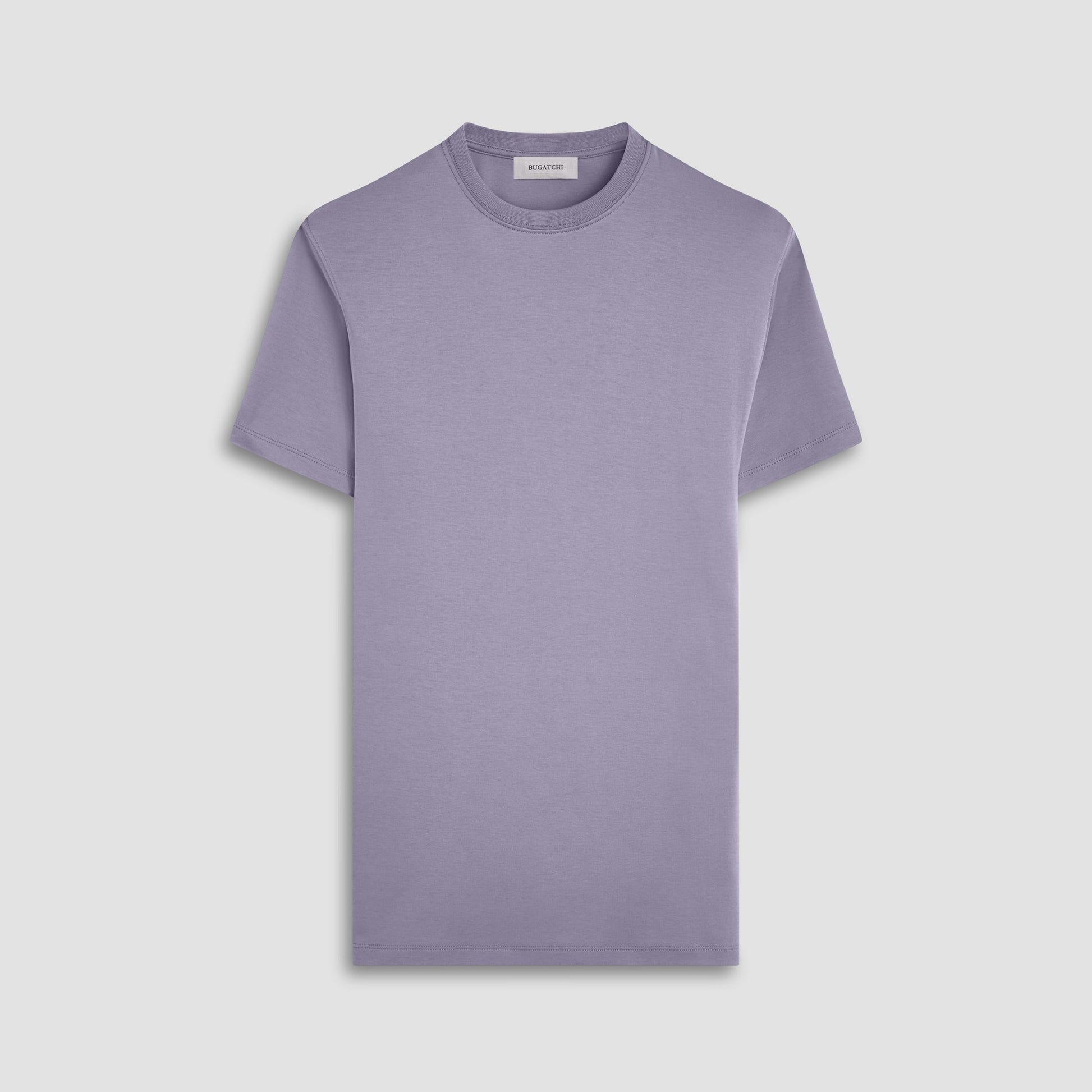 Bugatchi Hank Crew Neck T-Shirt Zinc