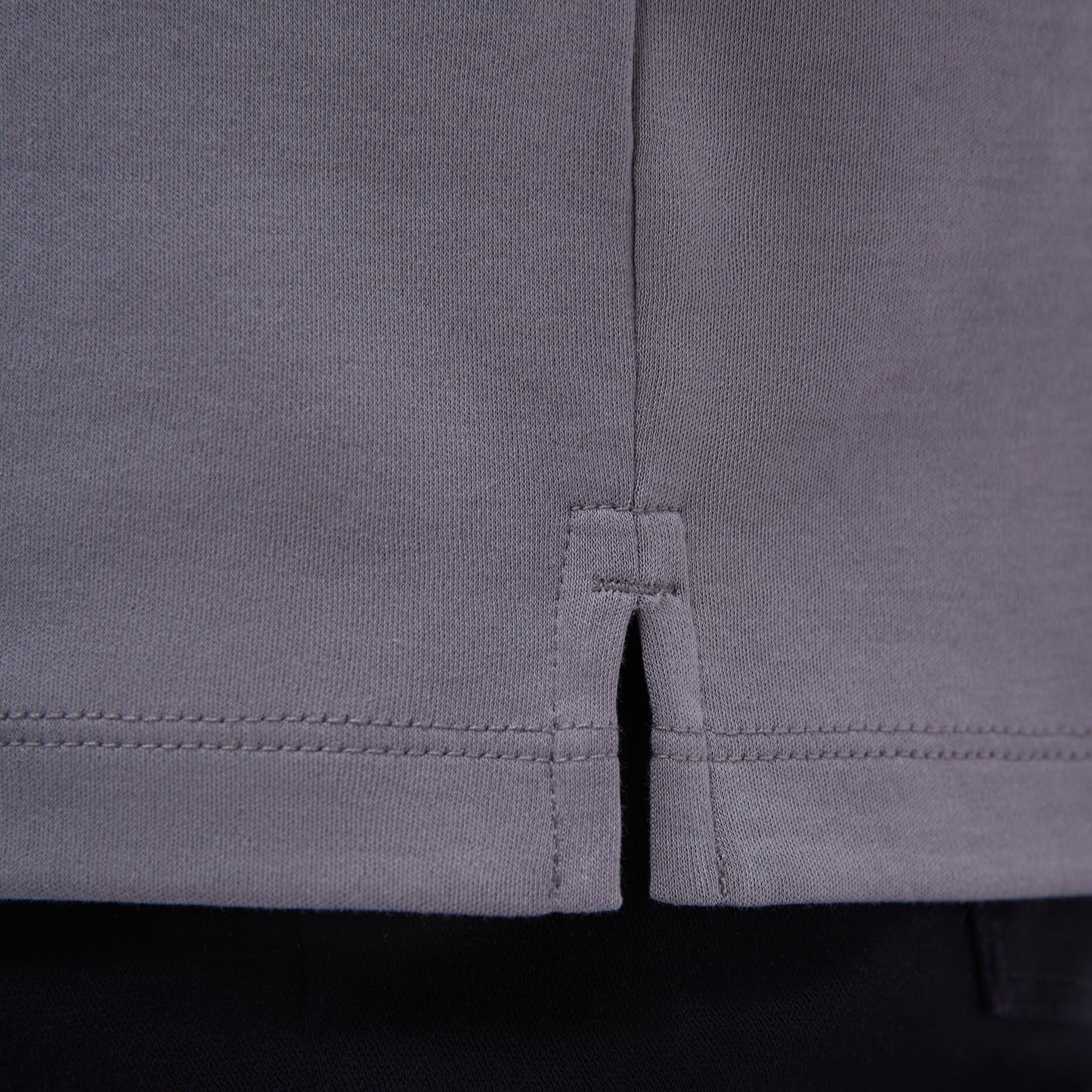 Bugatchi Hank Crew Neck T-Shirt Zinc