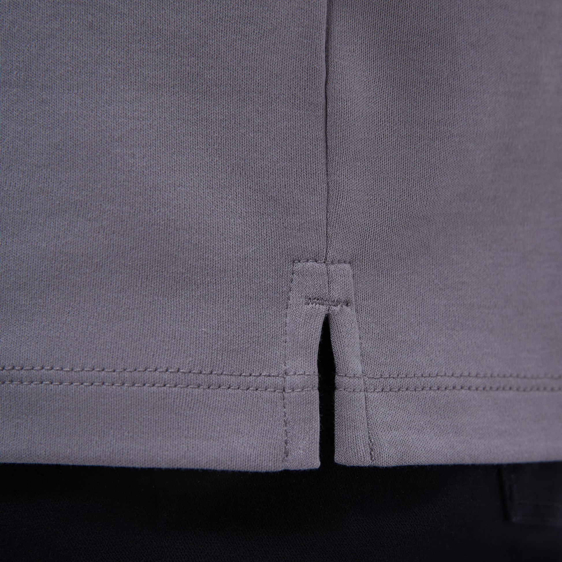 Bugatchi Hank Crew Neck T-Shirt Zinc