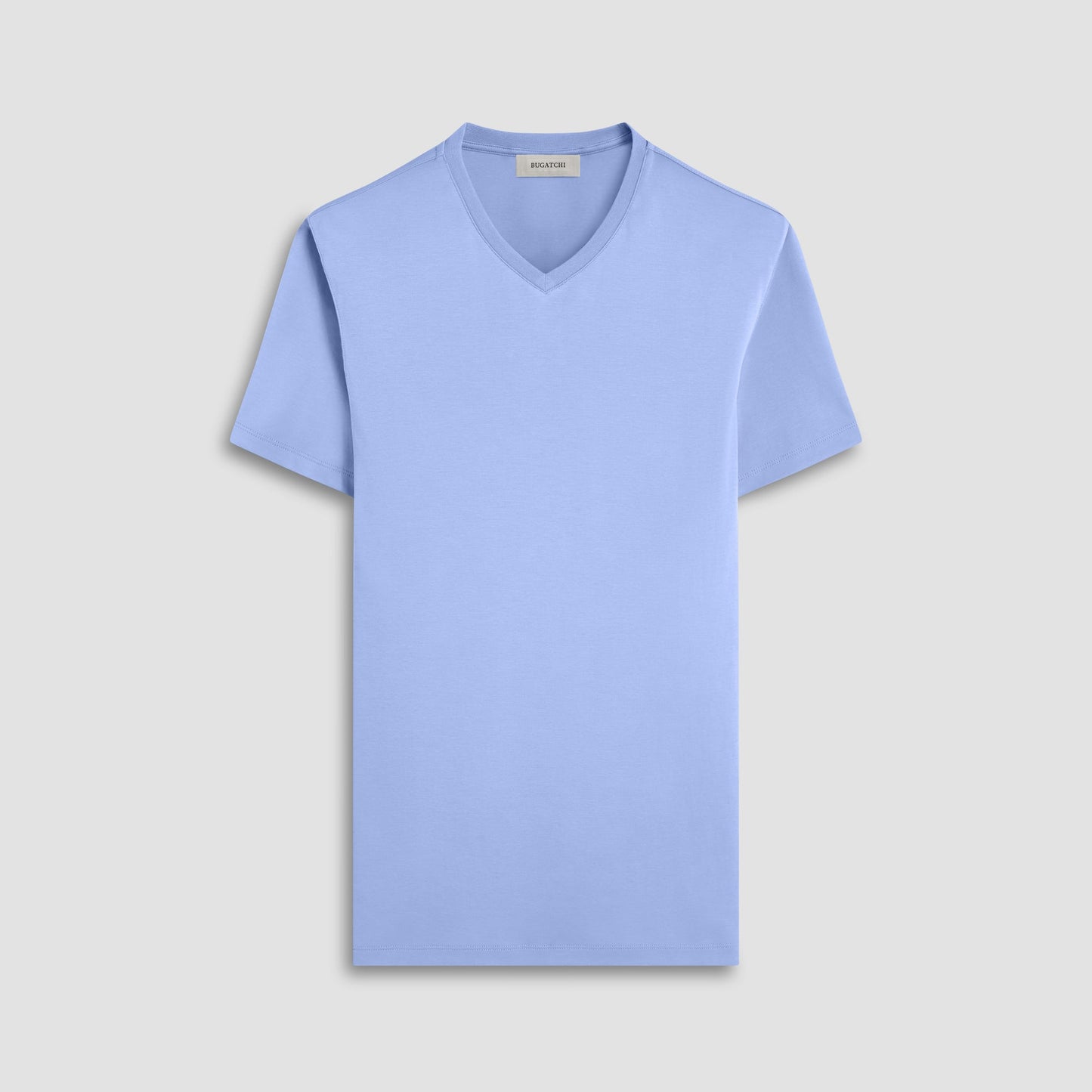 Bugatchi Holden V-Neck T-Shirt Air Blue