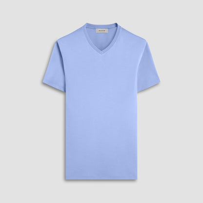 Bugatchi Holden V-Neck T-Shirt Air Blue