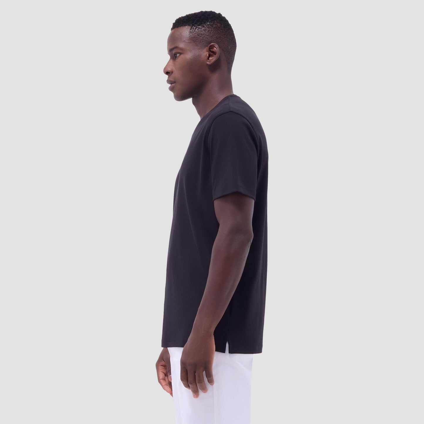 Bugatchi Holden V-Neck T-Shirt Black