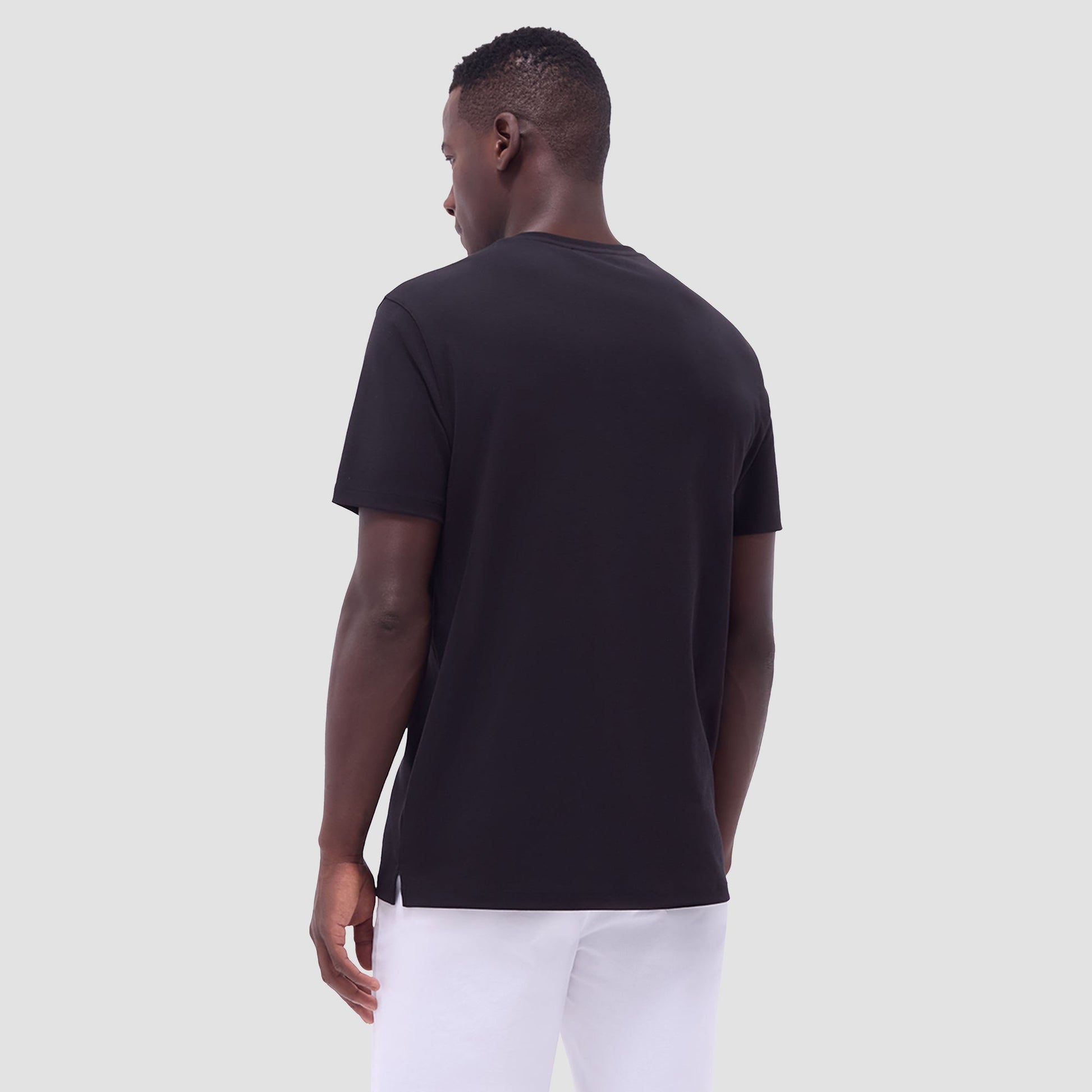 Bugatchi Holden V-Neck T-Shirt Black