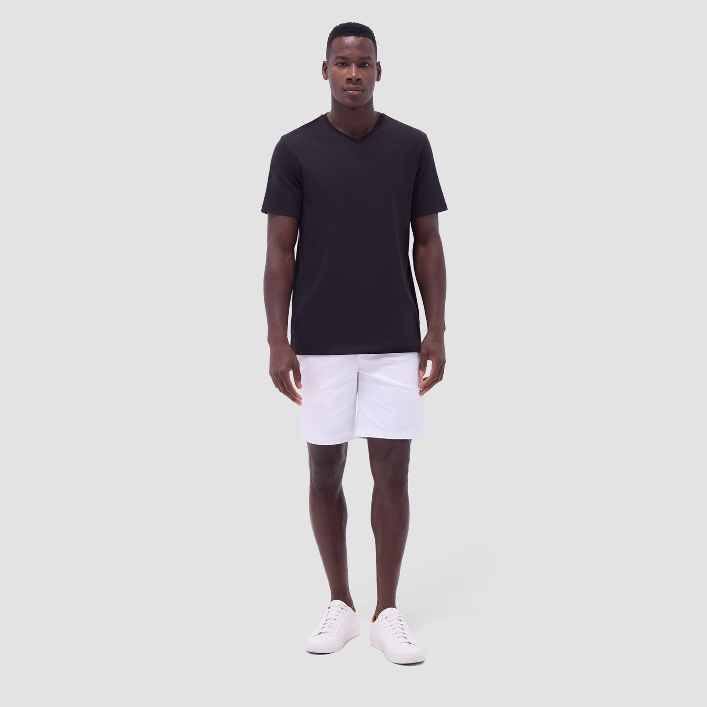 Bugatchi Holden V-Neck T-Shirt Black