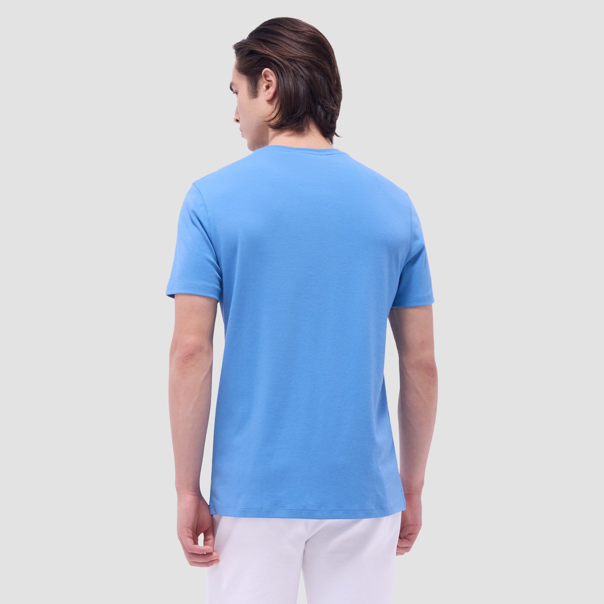 Bugatchi Holden V-Neck T-Shirt Classic Blue
