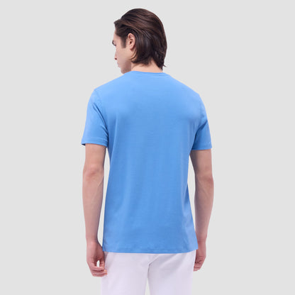 Bugatchi Holden V-Neck T-Shirt Classic Blue