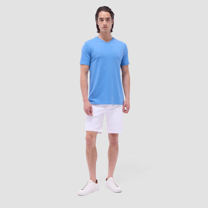 Bugatchi Holden V-Neck T-Shirt Classic Blue