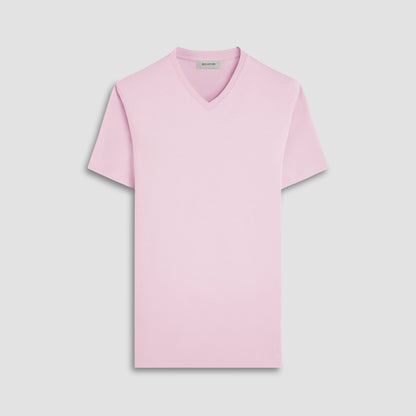 Bugatchi Holden V-Neck T-Shirt Dusty Pink