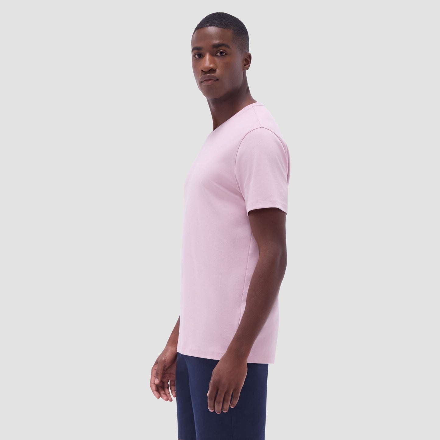 Bugatchi Holden V-Neck T-Shirt Dusty Pink