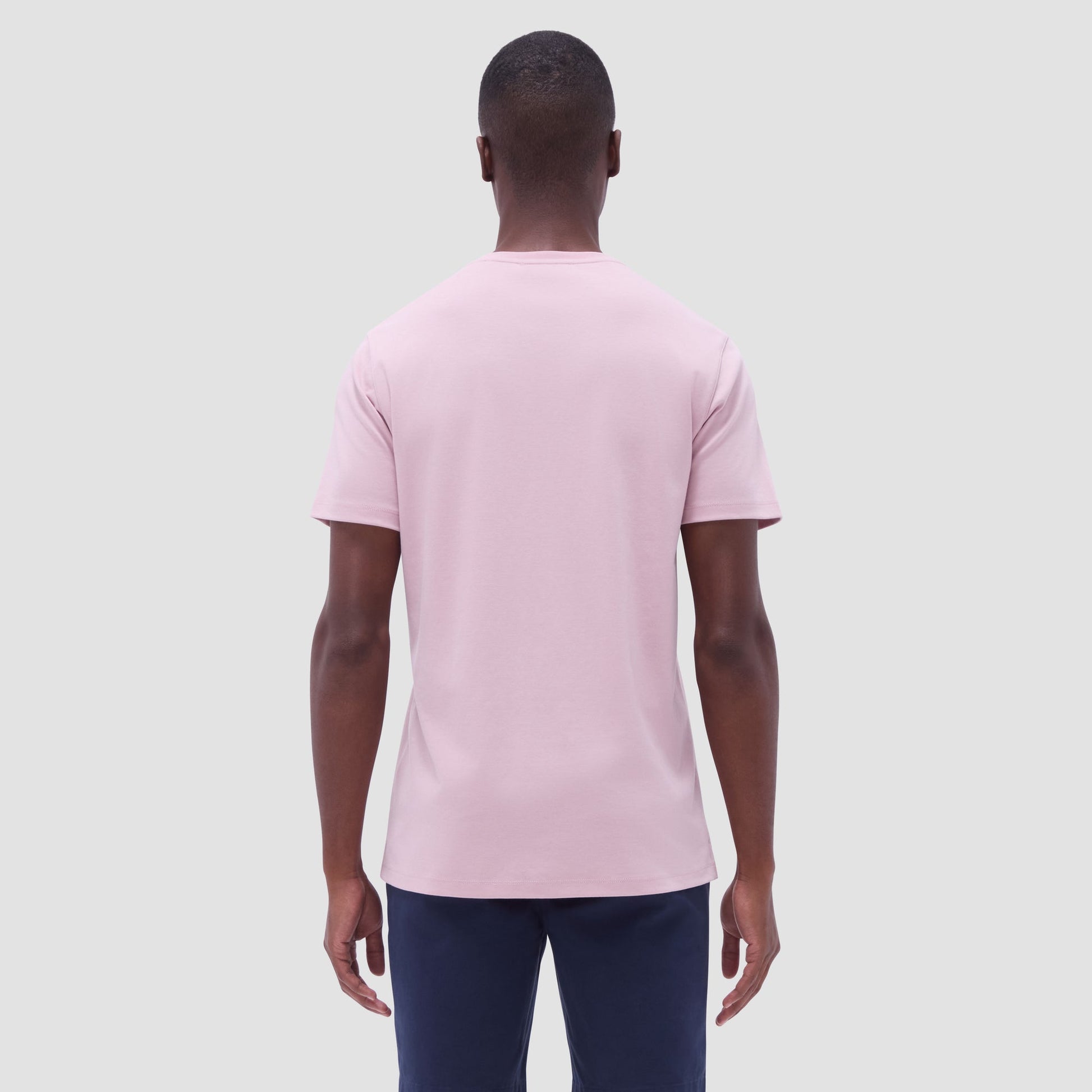 Bugatchi Holden V-Neck T-Shirt Dusty Pink