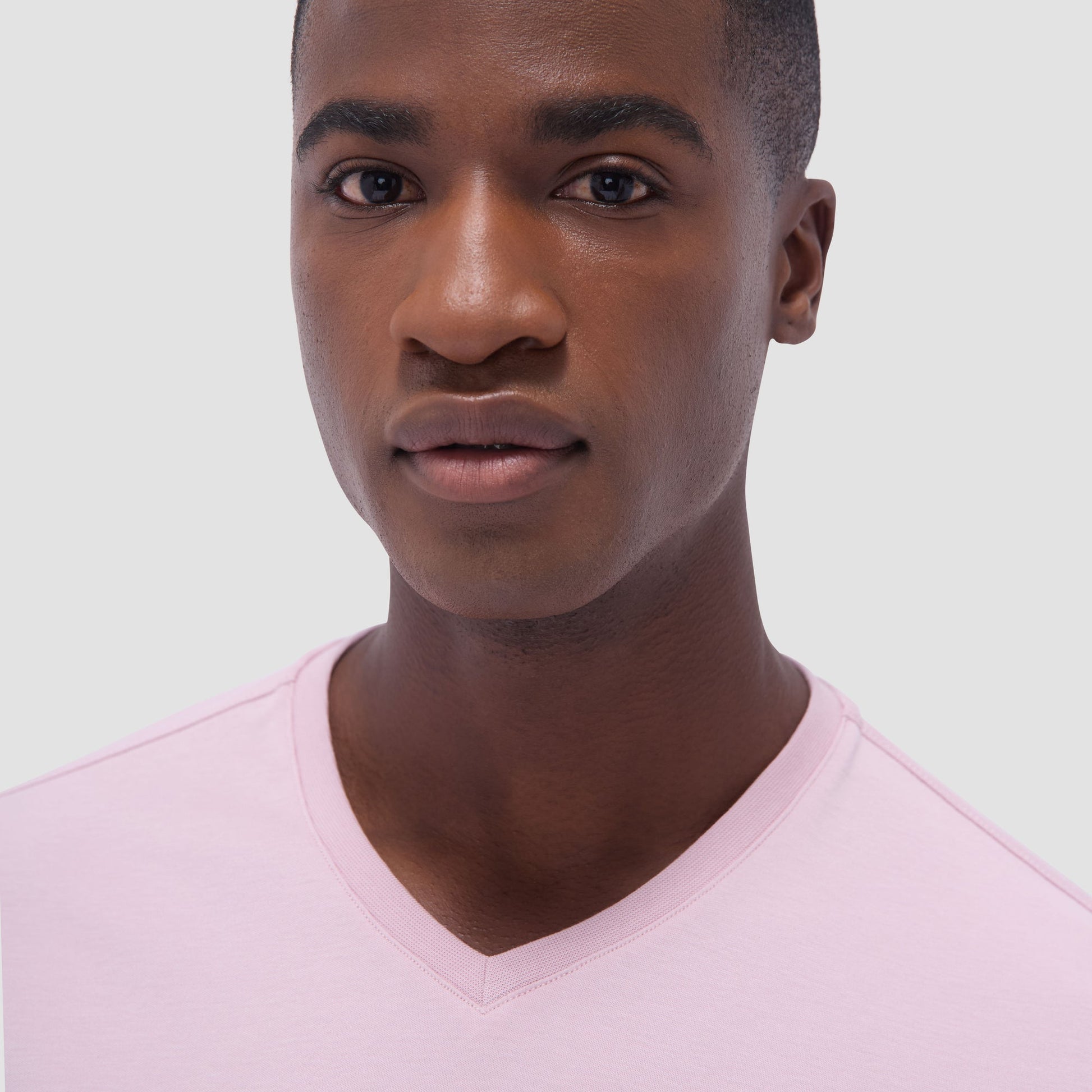 Bugatchi Holden V-Neck T-Shirt Dusty Pink
