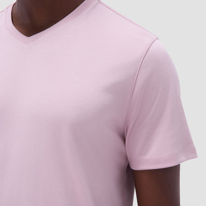 Bugatchi Holden V-Neck T-Shirt Dusty Pink