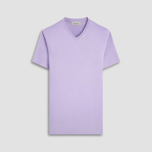 Bugatchi Holden V-Neck T-Shirt Lilac
