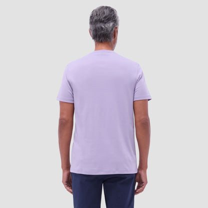 Bugatchi Holden V-Neck T-Shirt Lilac