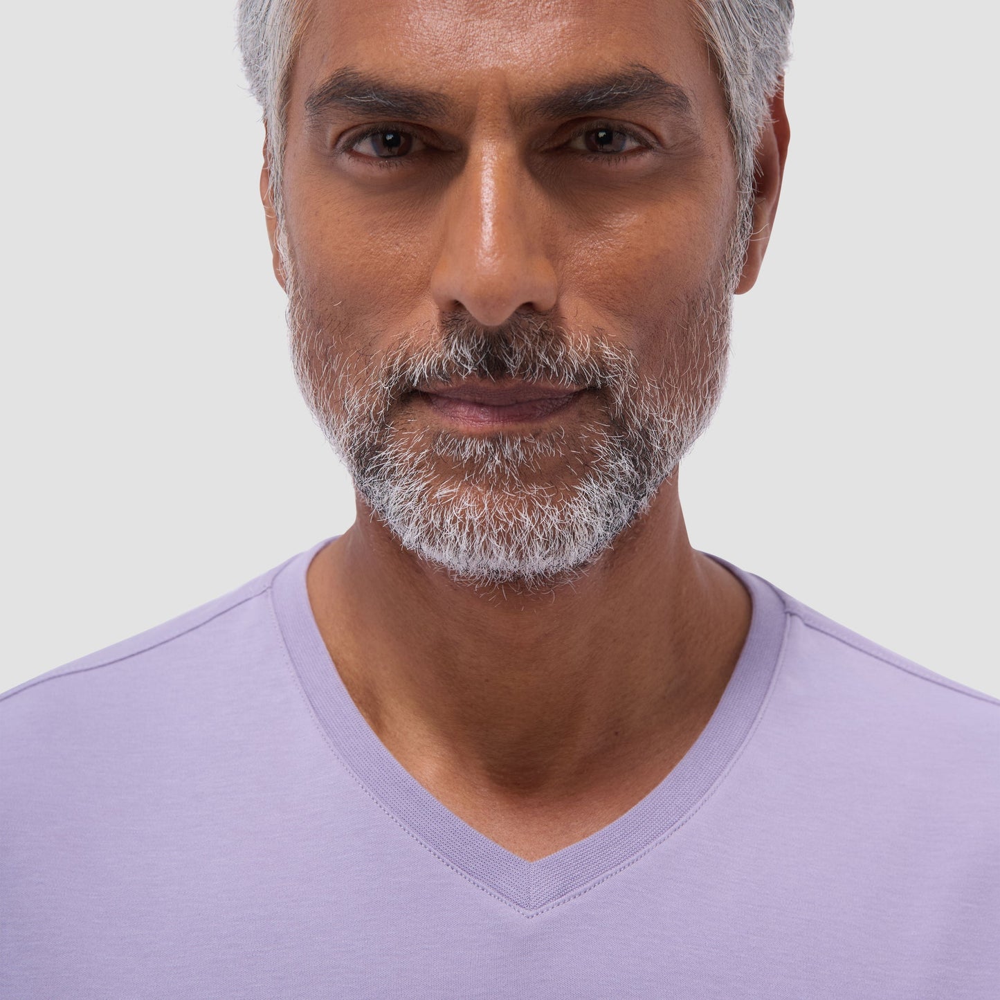 Bugatchi Holden V-Neck T-Shirt Lilac
