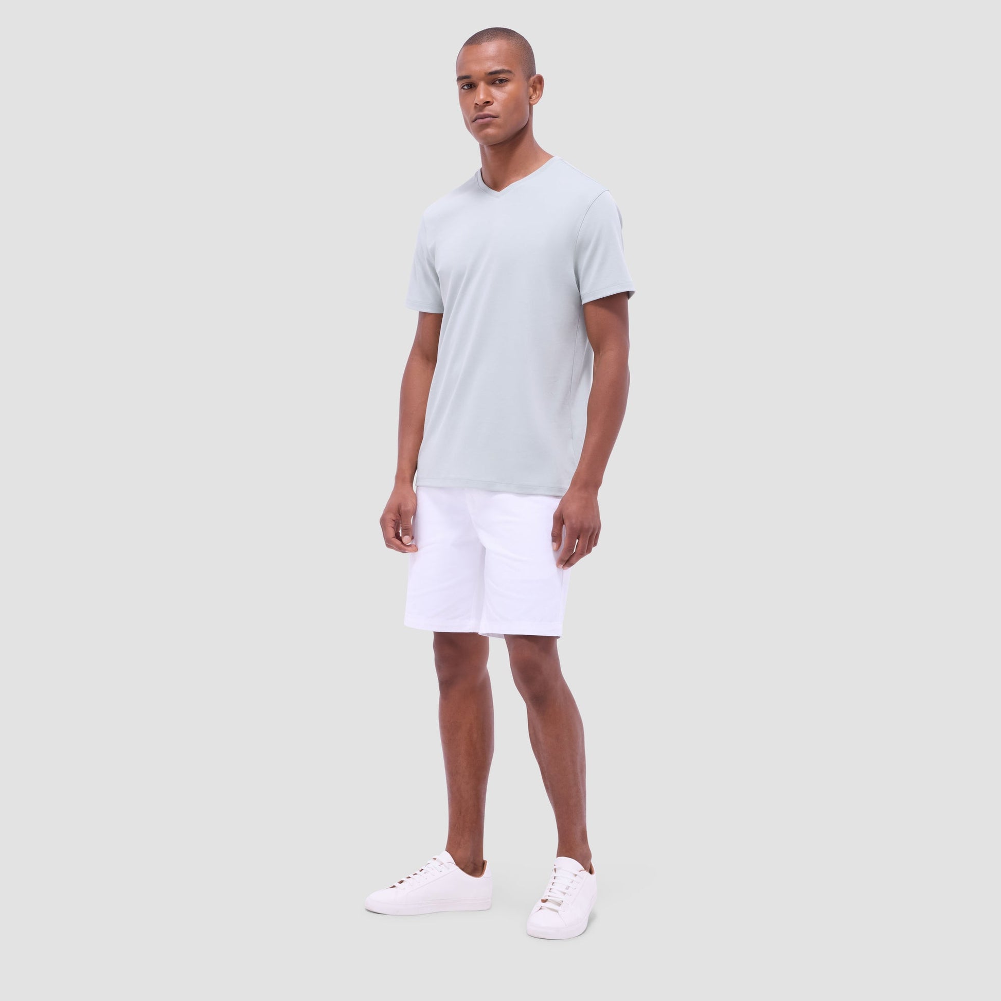 Bugatchi Holden V-Neck T-Shirt Mint