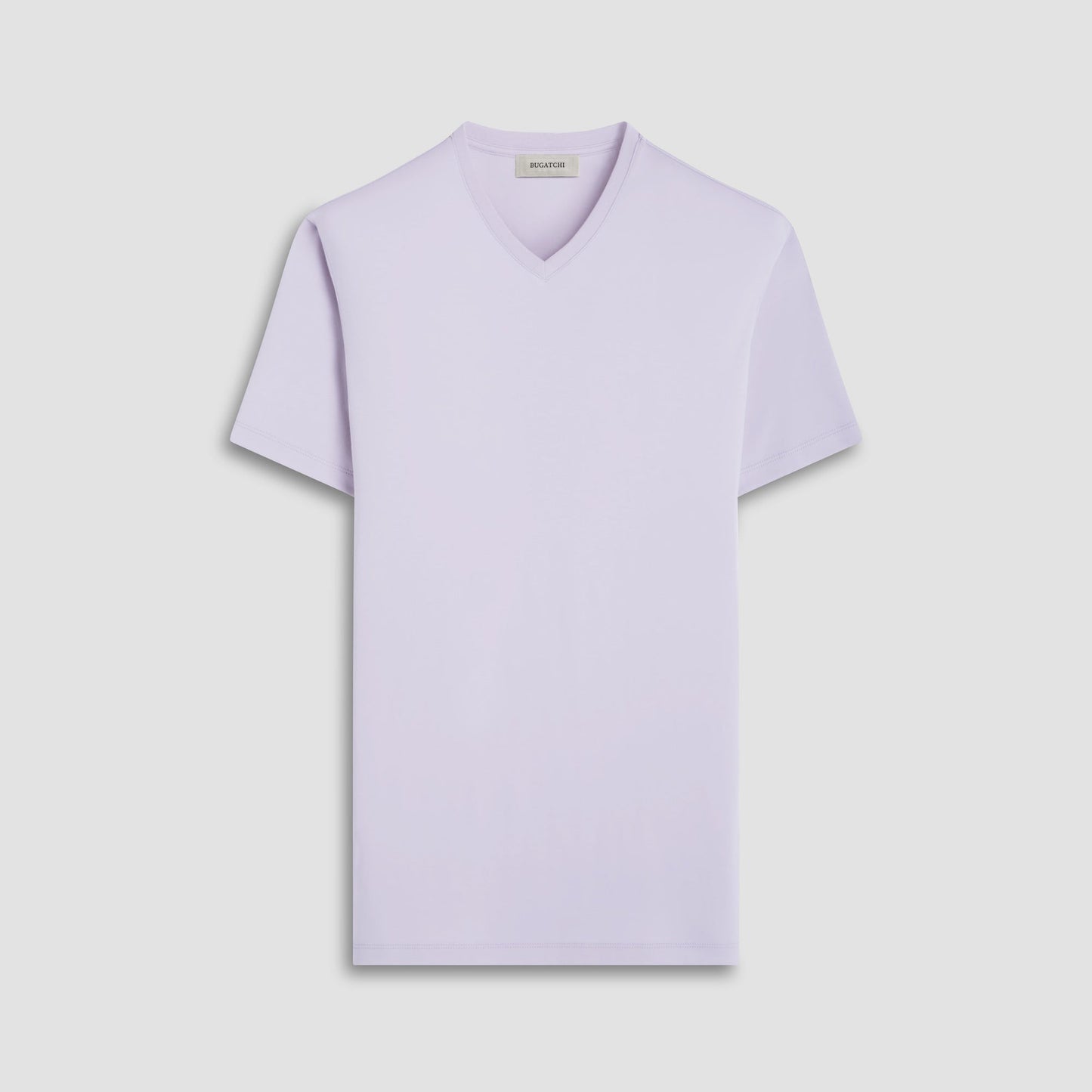 Bugatchi Holden V-Neck T-Shirt Platinum