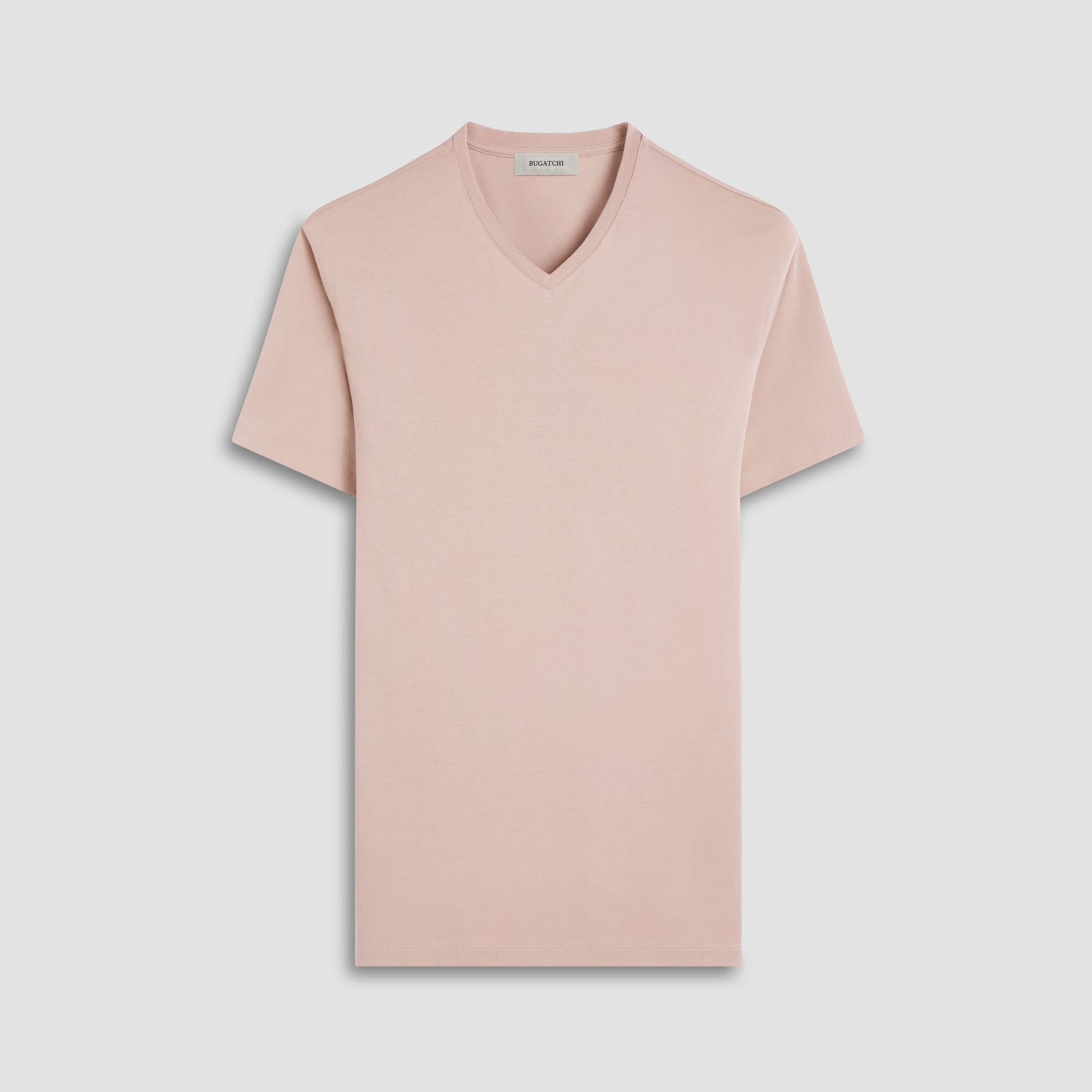 Bugatchi Holden V-Neck T-Shirt Sand