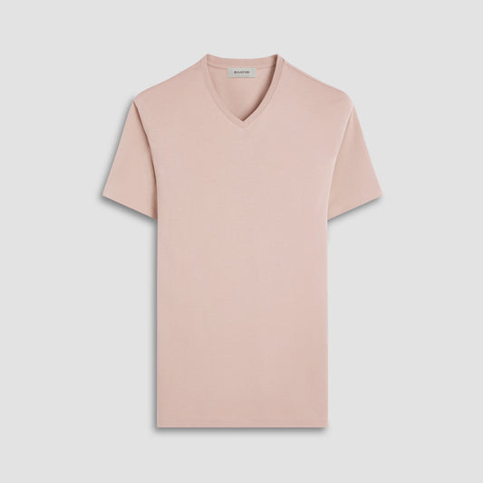 Bugatchi Holden V-Neck T-Shirt Sand