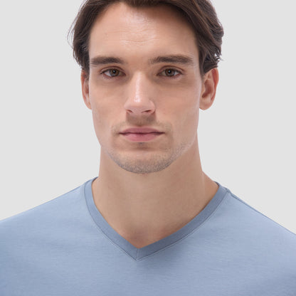 Bugatchi Holden V-Neck T-Shirt Shark