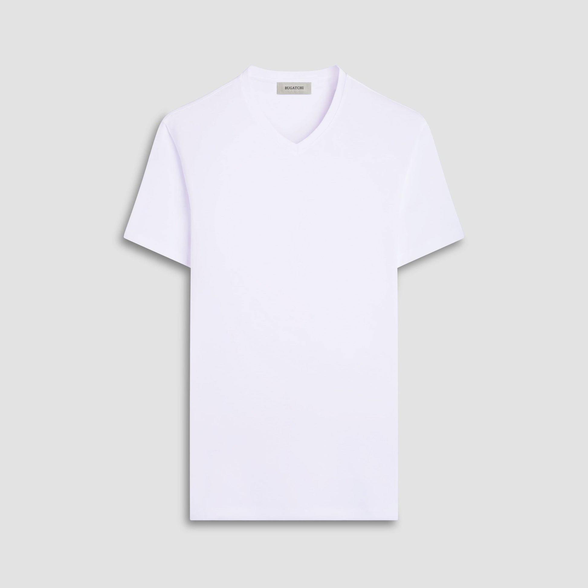 Bugatchi Holden V-Neck T-Shirt White