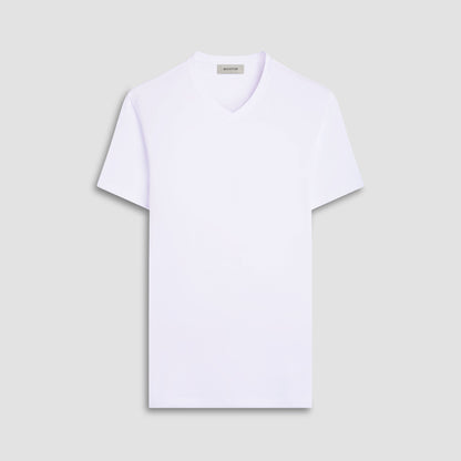 Bugatchi Holden V-Neck T-Shirt White