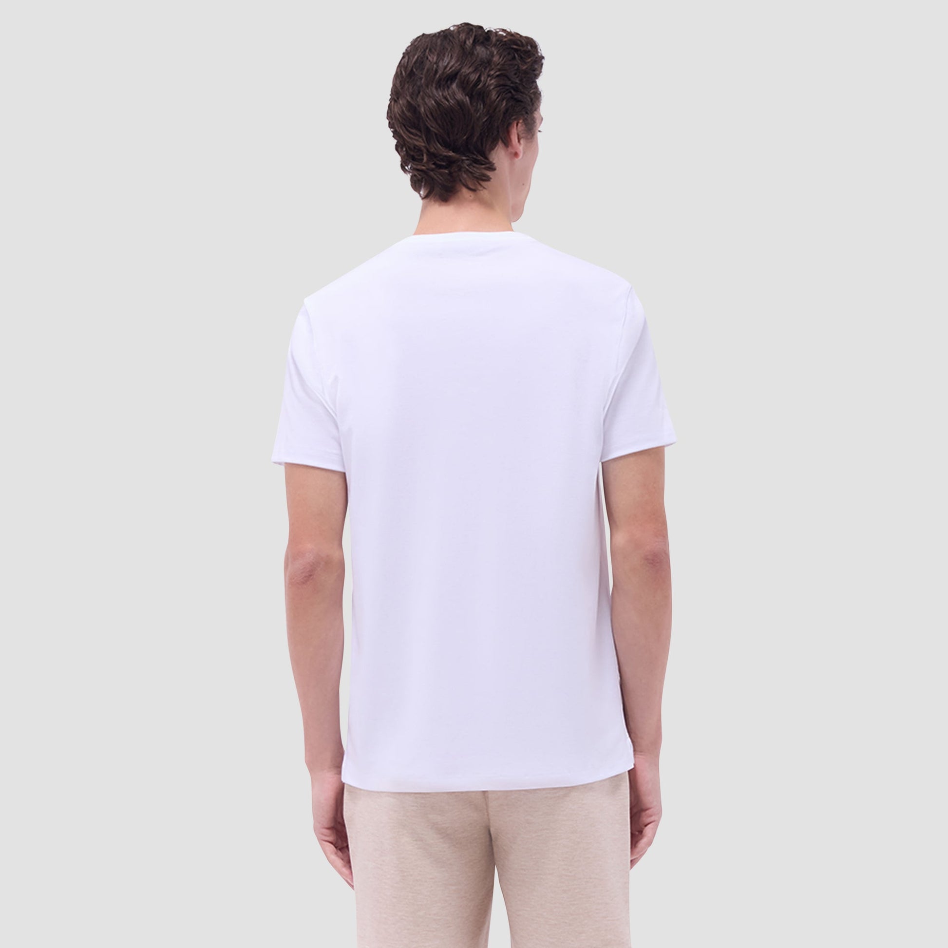Bugatchi Holden V-Neck T-Shirt White
