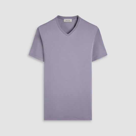 Bugatchi Holden V-Neck T-Shirt Zinc