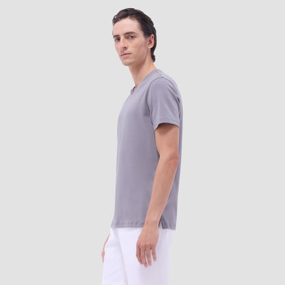 Bugatchi Holden V-Neck T-Shirt Zinc