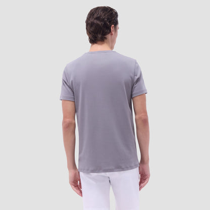 Bugatchi Holden V-Neck T-Shirt Zinc