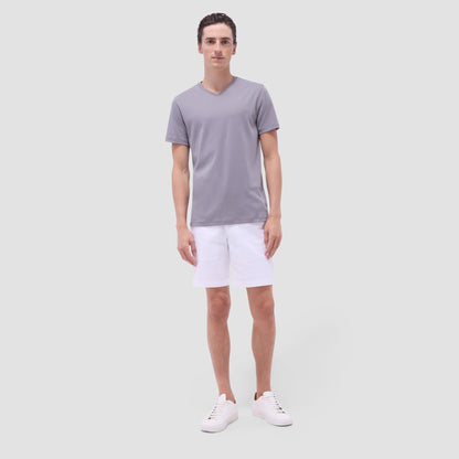Bugatchi Holden V-Neck T-Shirt Zinc