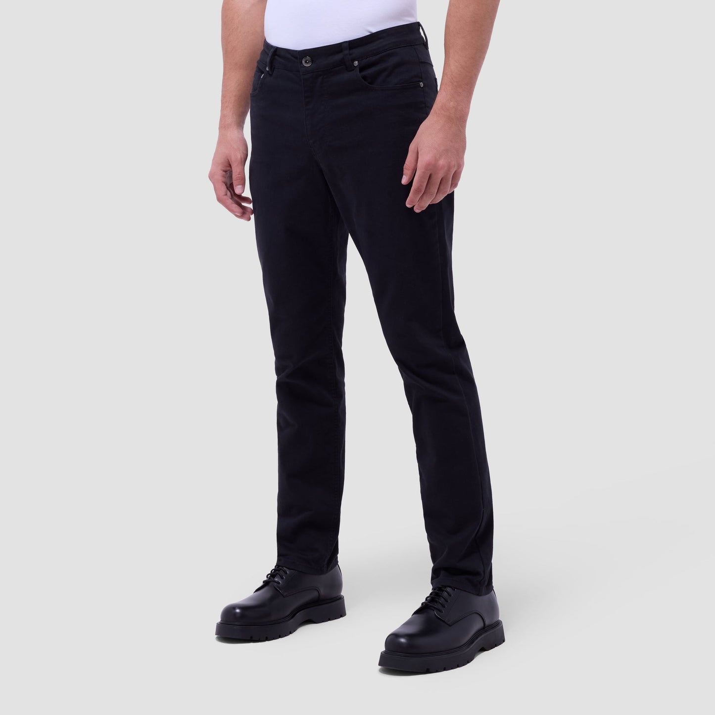 Bugatchi Preston Five Pocket Pant Black