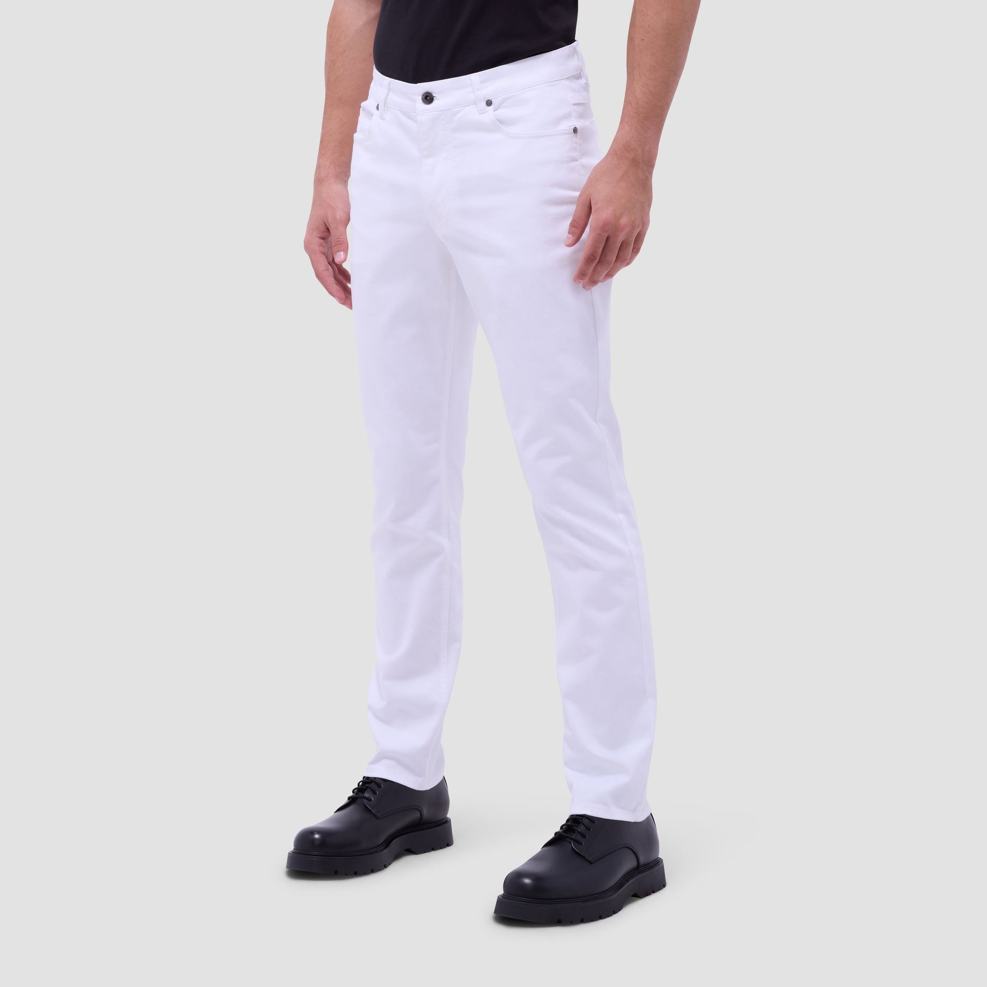 Bugatchi Preston Five Pocket Pant White