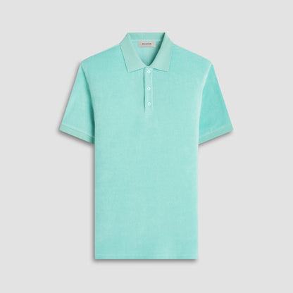Bugatchi French Terry Polo Shirt Menthol