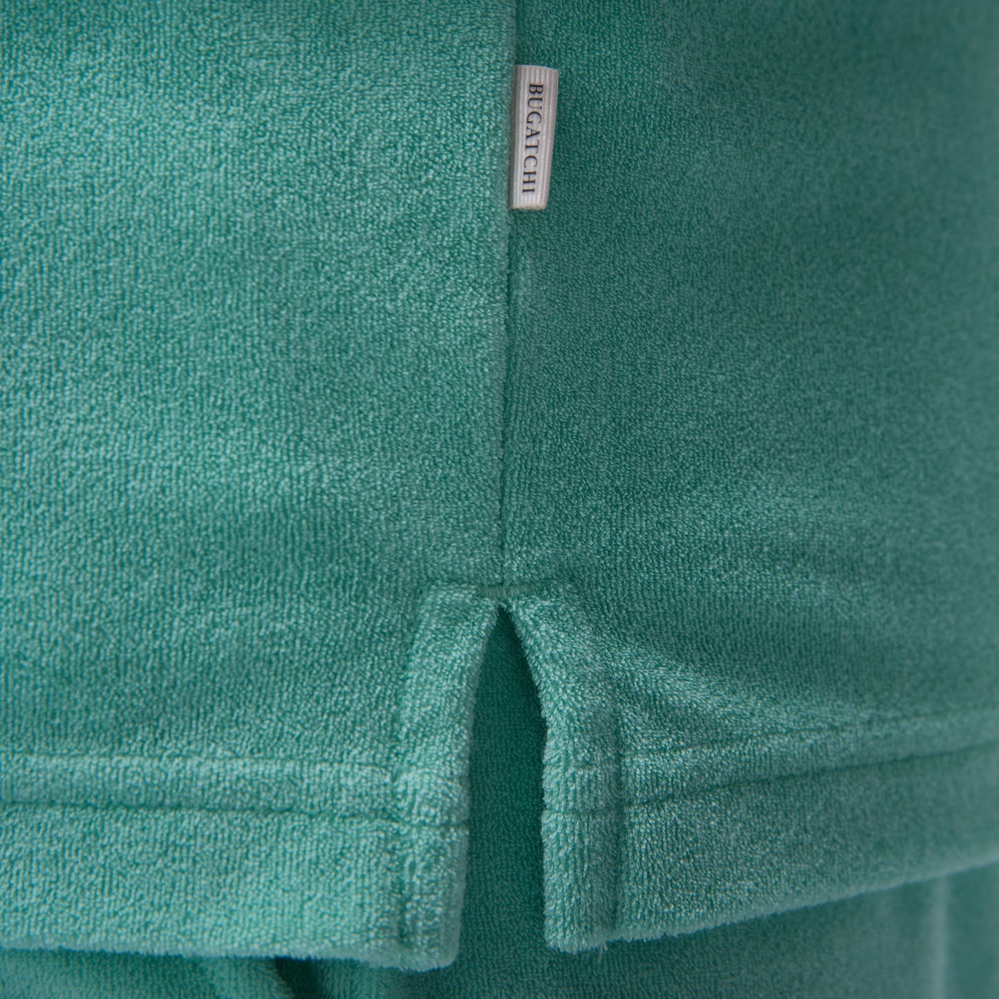 Bugatchi French Terry Polo Shirt Menthol