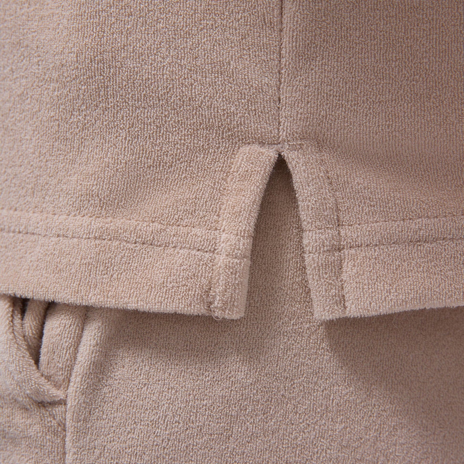 Bugatchi French Terry Polo Shirt Sand