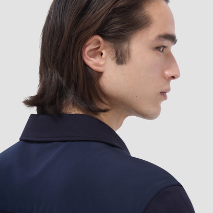 Bugatchi Soft Touch™ Solid Shirt Jacket Navy