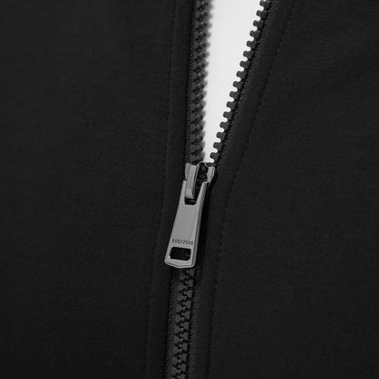 Bugatchi Soft Touch™ Solid Bomber Jacket Black