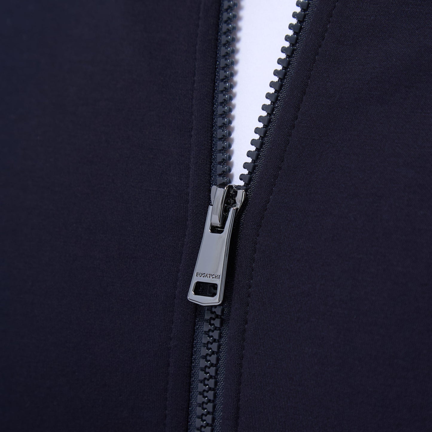 Bugatchi Soft Touch™ Solid Bomber Jacket Navy