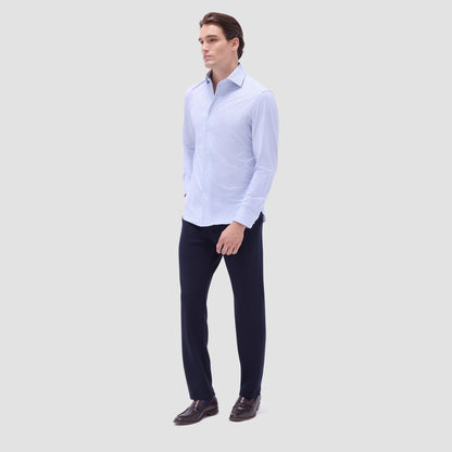 Bugatchi Devon Floral OoohCotton® Shirt Cobalt