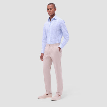 Bugatchi Devon Paisley OoohCotton® Shirt Ice