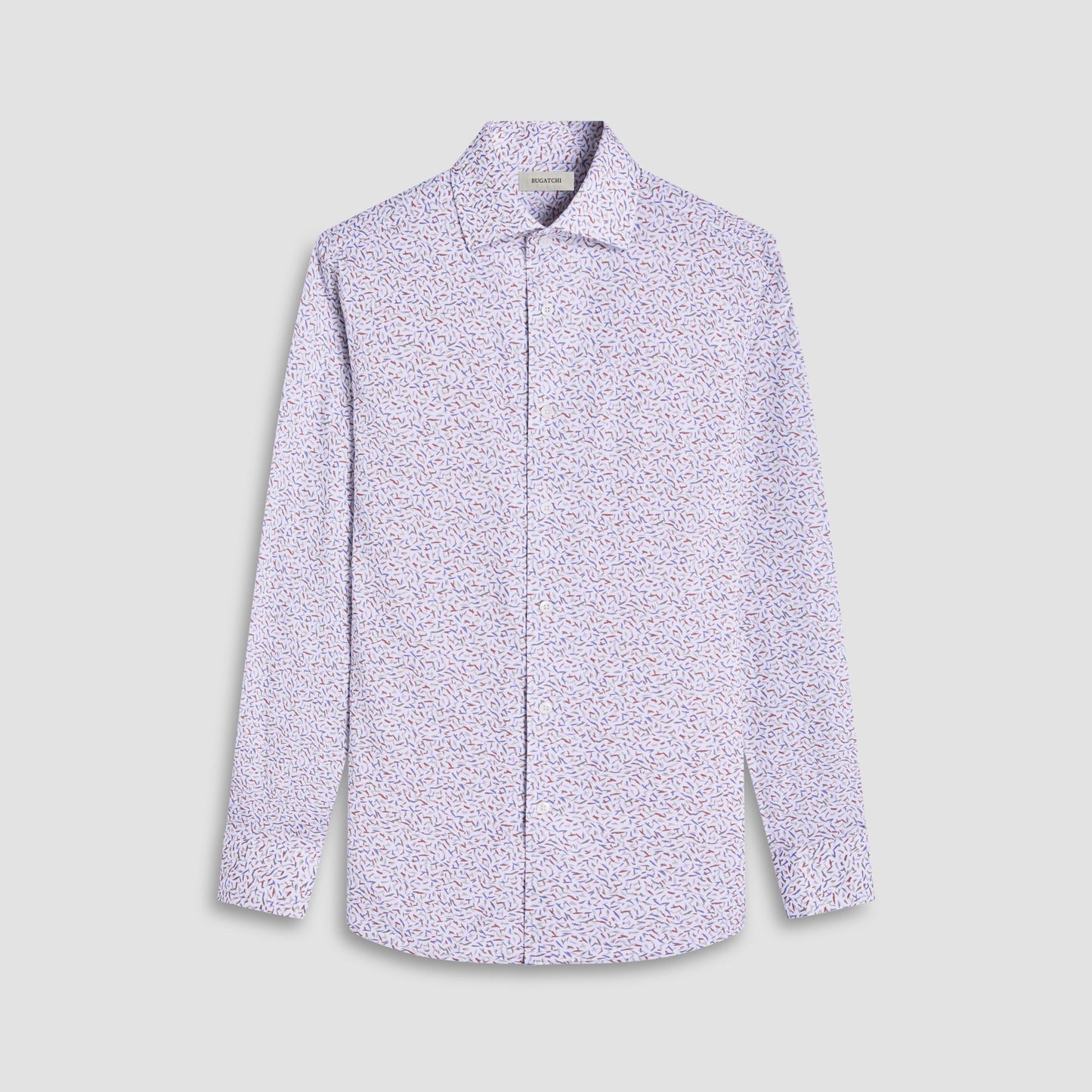 Bugatchi Devon Abstract OoohCotton® Shirt Pistachio