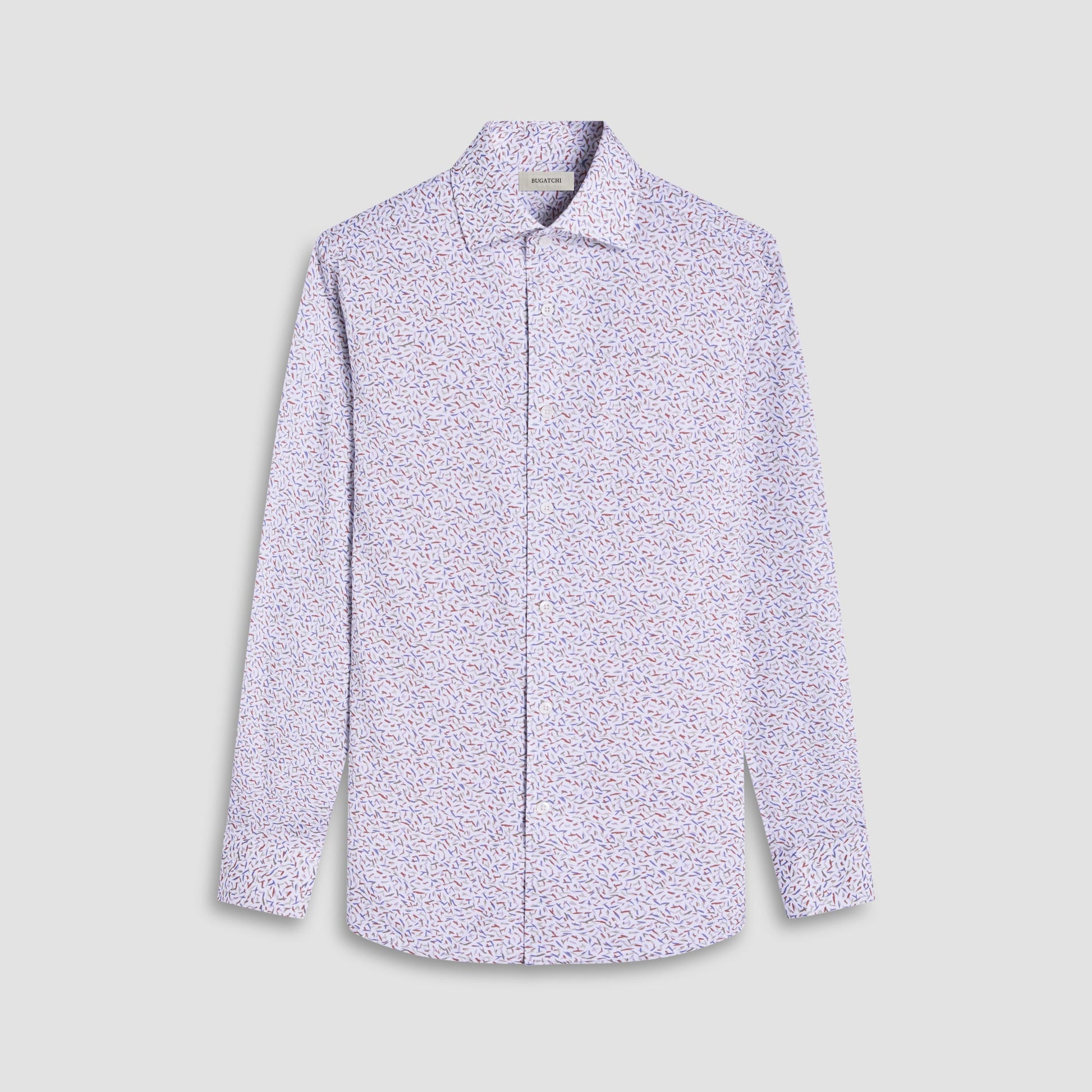 Bugatchi Devon Abstract OoohCotton® Shirt Pistachio