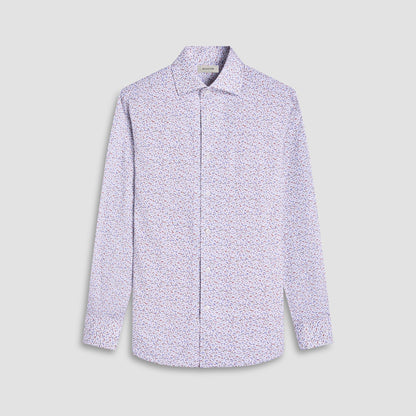 Bugatchi Devon Abstract OoohCotton® Shirt Pistachio