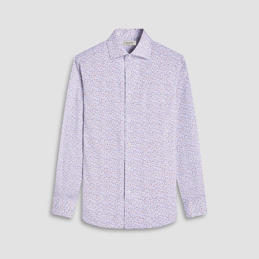 Bugatchi Devon Abstract OoohCotton® Shirt Pistachio