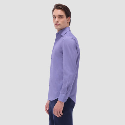 Bugatchi Devon Geometric OoohCotton® Shirt Lilac